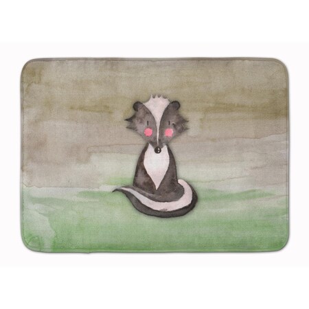 Carolines Treasures Badger Watercolor Machine Washable Memory Foam Mat BB7440RUG